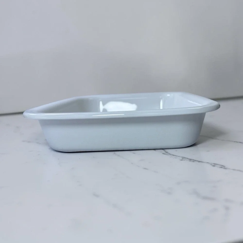 VTG 80s Corning Ware A-21 Blue Cornflower Roaster Baking Dish NOS USA Never Used